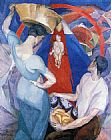 Diego Rivera The Adoration of the Virgin painting
